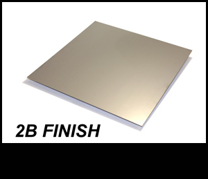 2B Finish Stainless Steel
