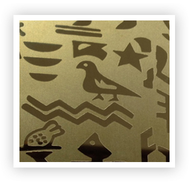 Etching Finish Design SS Design Sheet Exporter