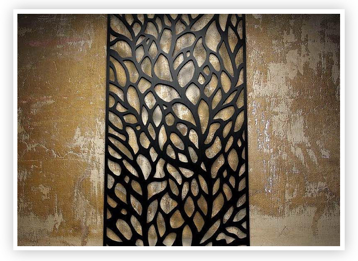 PVD Colour Coated Laser Cut Panels In Stainless Steel Exporter
