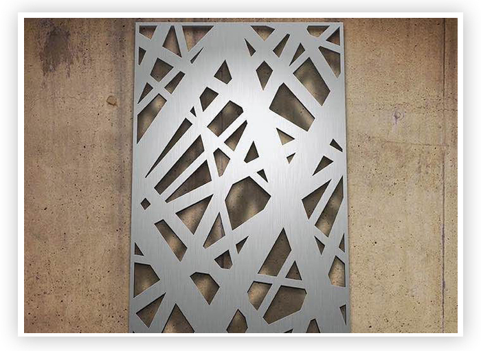 PVD Colour Coated Laser Cut Panels In Stainless Steel Exporter